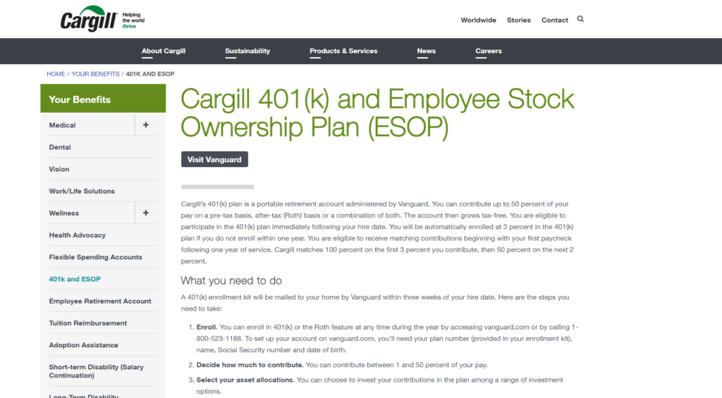 Cargill Employee Benefits